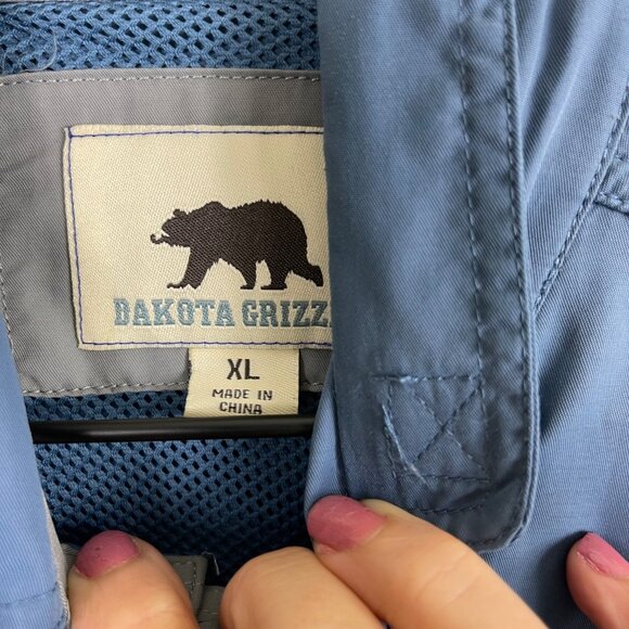 Dakota Grizzly Outdoor Nylon Shirt – Size XL – Blue - Picture 2 of 5